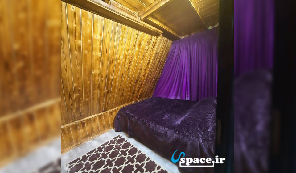 نمای داخلی اتاق خواب - ویلای استخردار لیا - تنکابن - خرم آباد - قلعه گردن - روستای گرماپشته